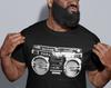 Retro Vintage Ghettoblaster Shirt, Hip Hop Gifts, 80S 90S Rap Music Tshirt, Boom Box T Shirt, Break Dancing Tee, B Boy Gift, Cool Old School