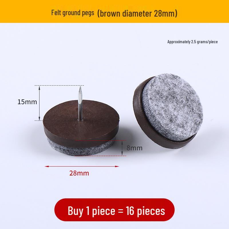 Moisture-Proof Felt Furniture Leg Pads for Tables and Chairs