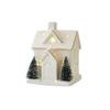 Ceramic Christmas Village Houses, Glowing Lighted Holiday Decorations For Indoor Tabletop, Christmas Home Decor