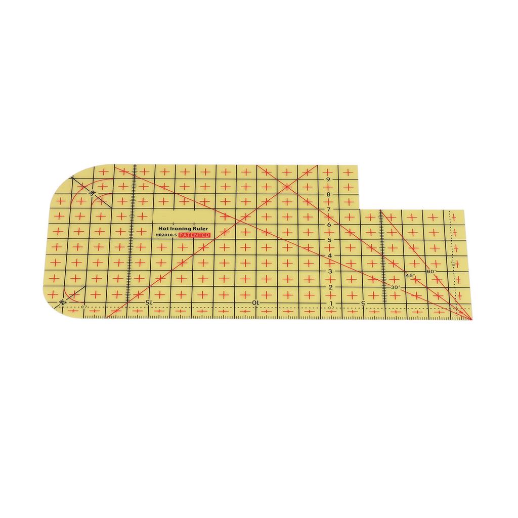 Hot Hem Ruler High Temperature Resistance Hot Ironing Measuring Tool for Electric Iron Home Ironing