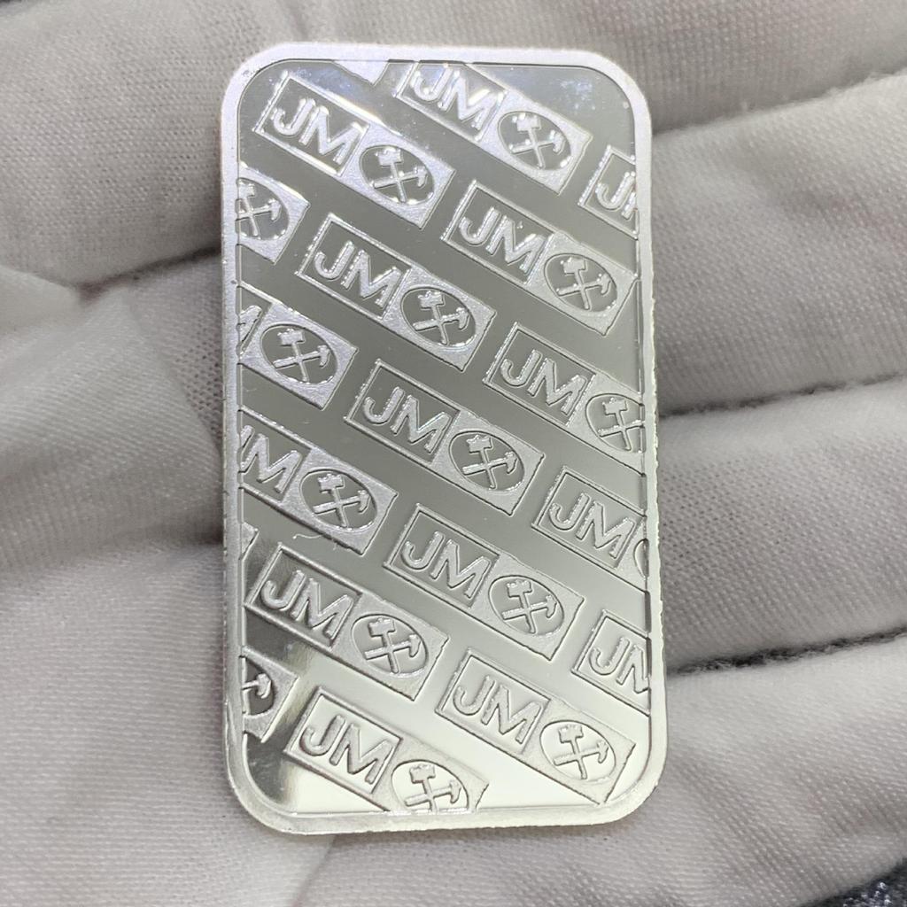 Cross Commemorative JM Silver-Plated Rectangular Coin Collection