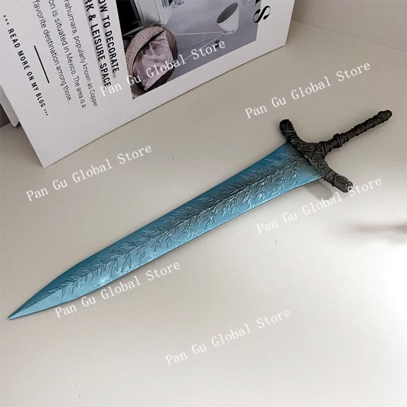 30cm/11.8in Dark Moon Greatsword Weapon Model Game Peripherals Figure Model All Metal Knife Toy Sword Cosplay Ornaments Gifts