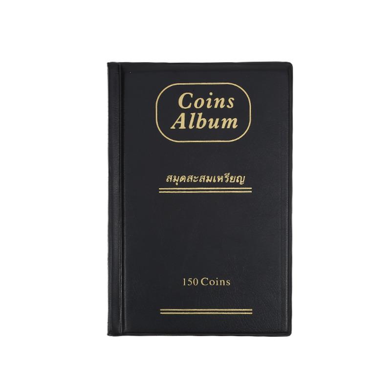 120/150 Pockets Coins Storage Book Commemorative Coin Collection Album Holders Collection Volume Folder Hold