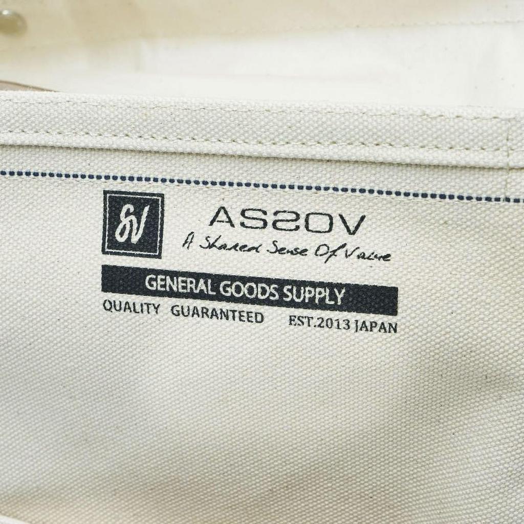 ASSOB Alberton Canvas Tote Bag, Small, Beige, ASV-181902-BE