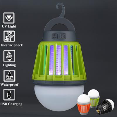 Mosquito Zapper Lantern - Przenośna, wodoodporna lampa Mosquito Bug Killer z akumulatorem USB 2000 MAh