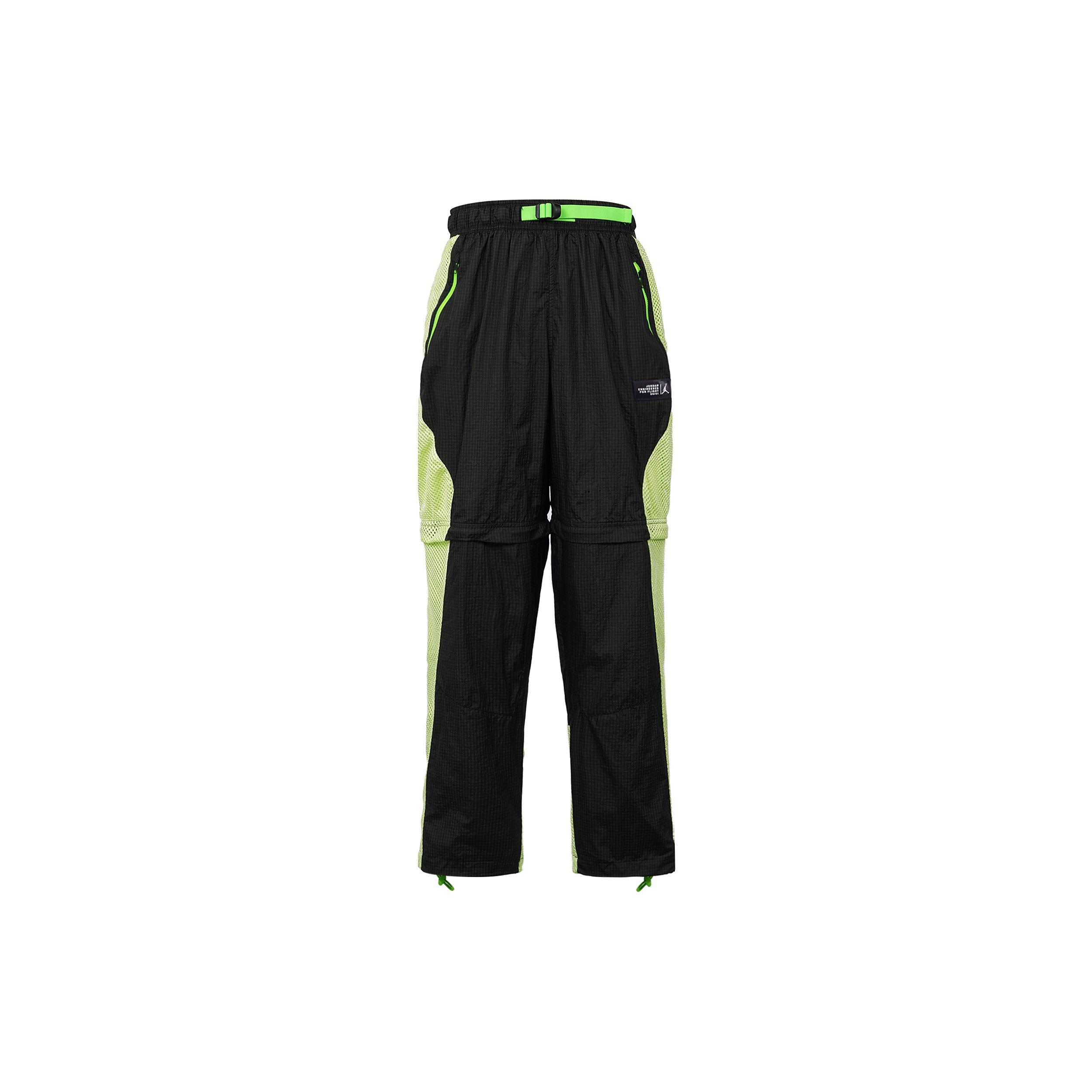 Air Jordan 23 Engineered Splicing Mesh Breathable Detachable Sports Pants Black Men s DA5621-010 L