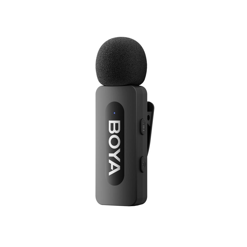 Wireless Microphone with Clip 120dB 2.4GHz USB-C - Black