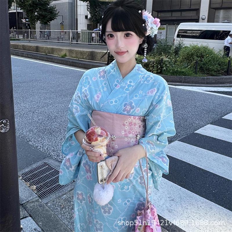 Set di Abbigliamento Fotografico Kimono e Yukata Giapponesi Retrò