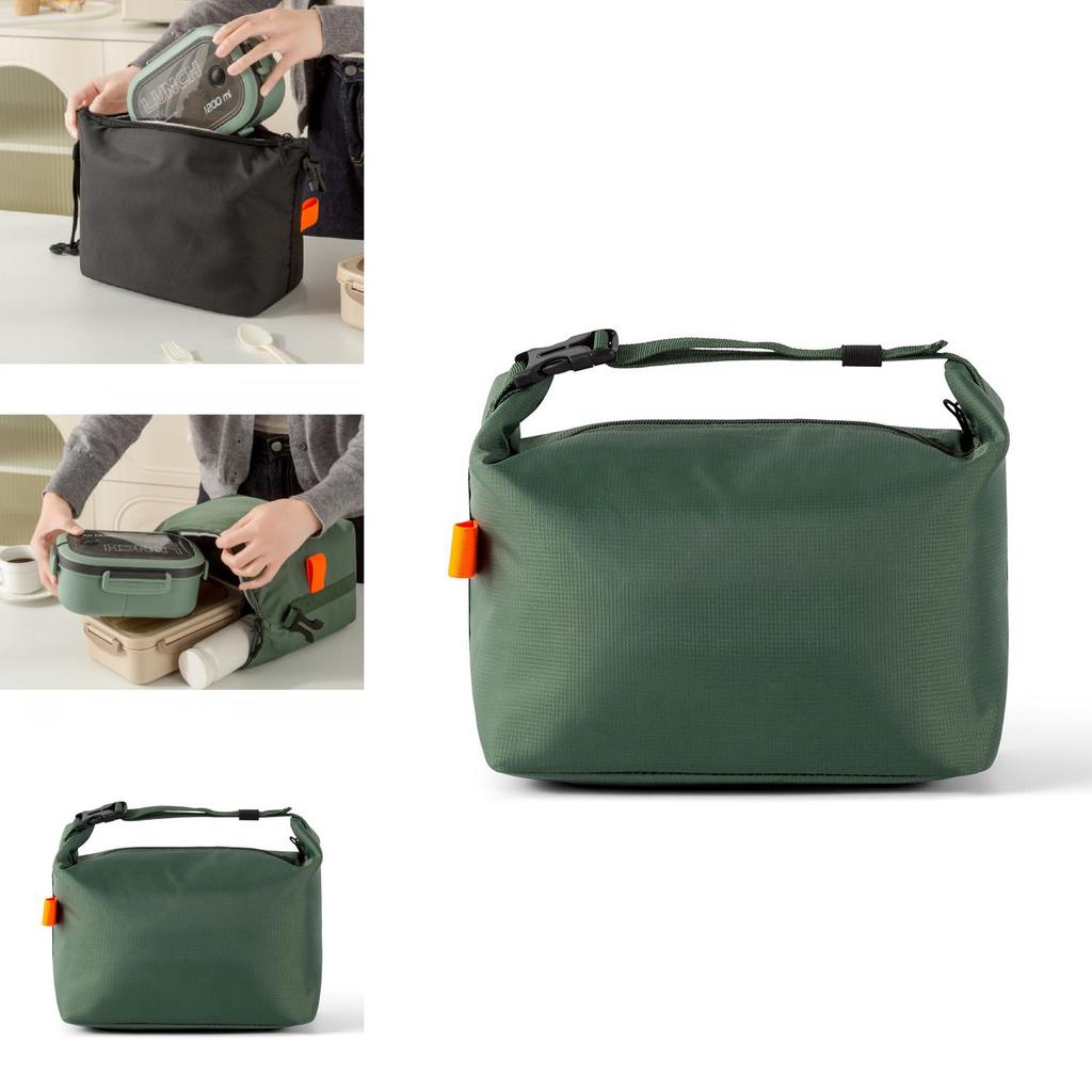 Travel Outdoor Insulated Food Bag With Lightweight Oxford Material For Biking And Hiking