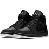 New JORDAN 1 Mid Glitter Black Women's BQ6472-001