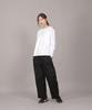 SAINTCREW Pocketless Work Elastic Waist Wide Pants Eww-385 Black