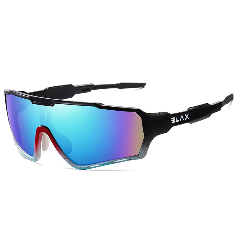 ELAX Brandneue Sonnenbrille Herren Damen Sonnenbrille Angeln Brille UV400 Radfahren Wandern Baseball Softball Outdoor Sport Brille