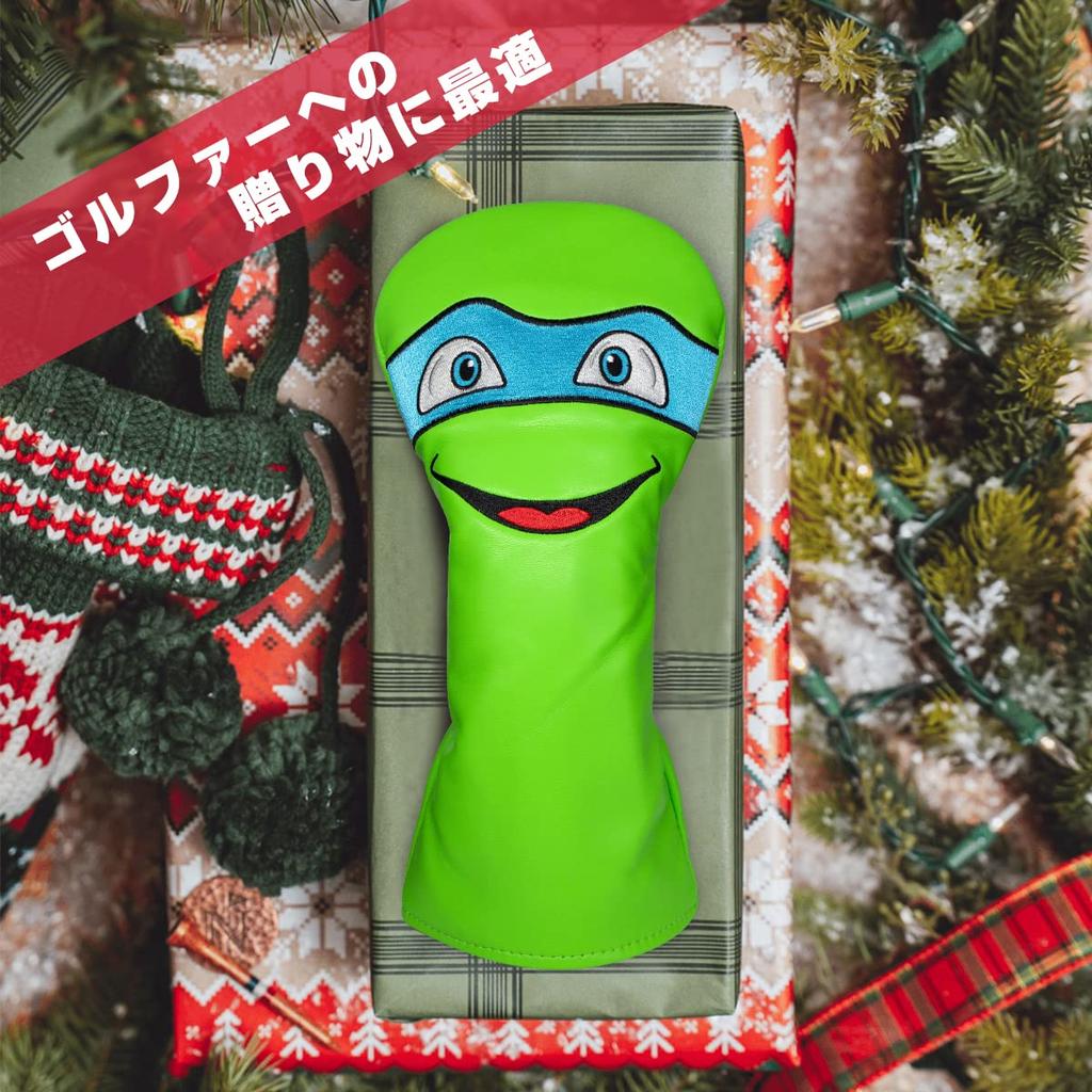 Golfschlägerhaube, lustige Ninja-Golfschlägerhaube, Fairwayholzhaube, Hybridhaube, Leder, 3-Holz-Schlägerhaube, Mallet-Putter-Schlägerhaube, Blade-Putter-Schlägerhaube