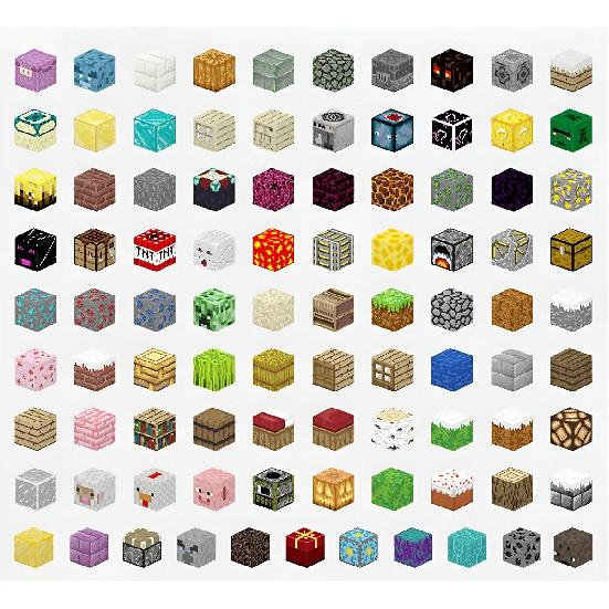200 Pieces Minecraft Children s Building Blocks