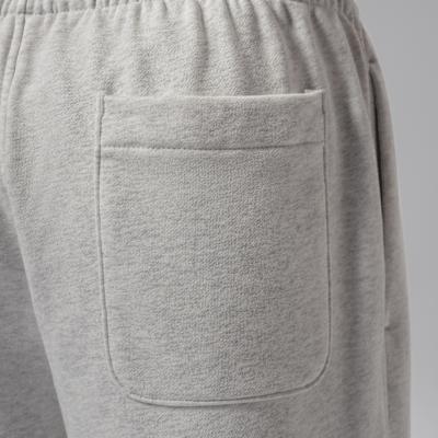 Men's Jordan Brooklyn Knitted Sweatpants Men's Light Gray/Color/University Red Moderate