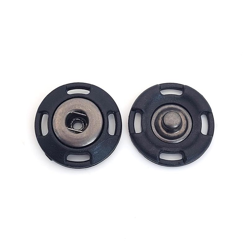 Průhledná patentní zapínání pro vlněné kabáty - Styl matka a dítě - Kulaté protiexpoziční druky pro kardigany