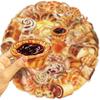 50 Transparent Cartoon Bread Baking Sticker Pack Waterproof Transparent PET Manual Material Decorative Guitar Notebook