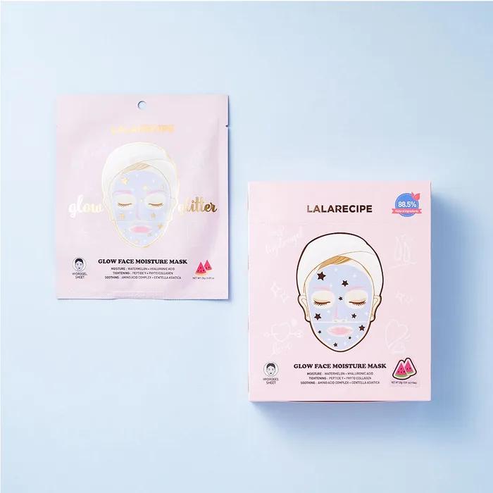 [Eve Vegan] Glitter Soothing Calming Cooling Hydrogel Mask Sheet 10 sheets/box