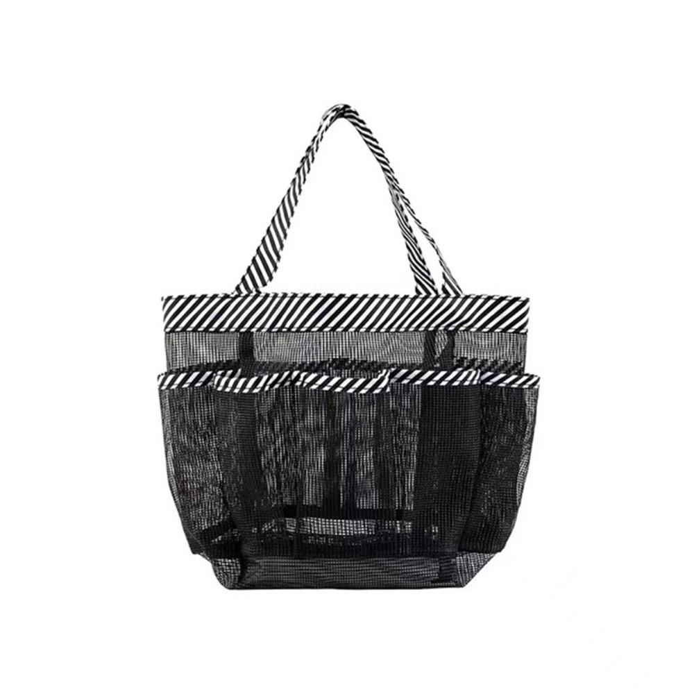 

Mesh Shower Basket Large Capacity Oversized Pool Bag Foldable Tote Bag