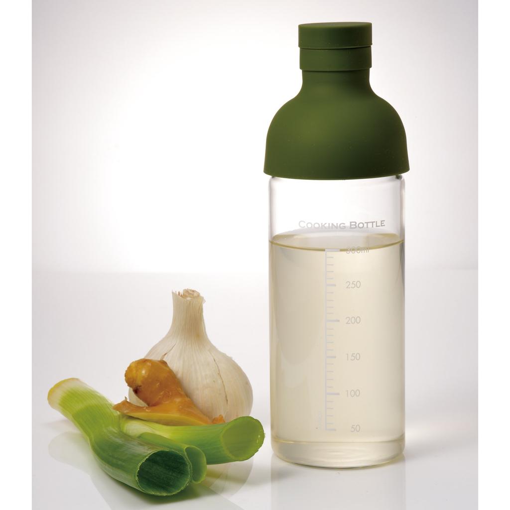 Hario Cooking Bottle, 300ml, Olive Green, Made In Japan, CKB-300-OG