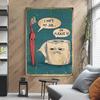 Funny Toilet Paper Toothbrush Poster and Prints Retro Abstraction Canvas Painting Wall Art Picture for Bathroom Room Home Decor
