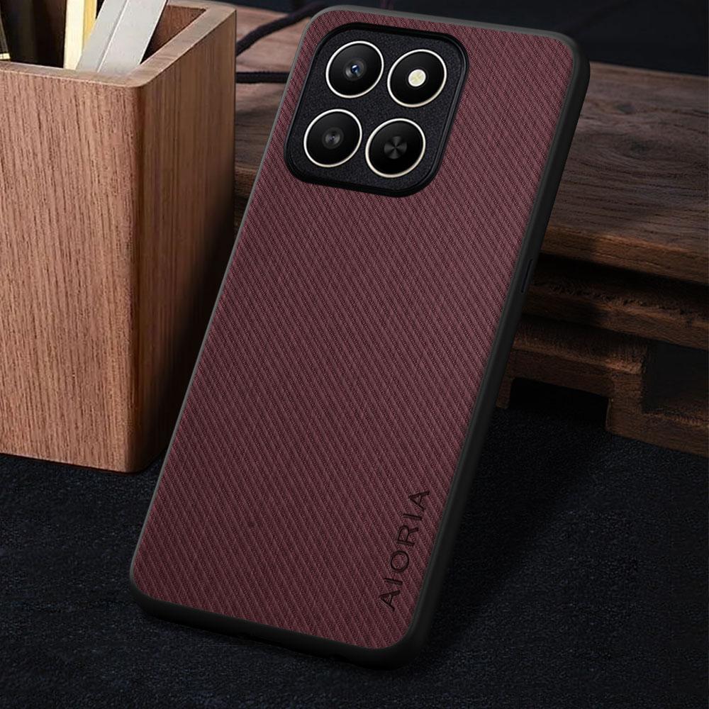 Case for Honor X7e X7d X7c X7b X7a coque Luxury Vintage cloth pattern leather Skin Phone cover funda for honor x7e case capa