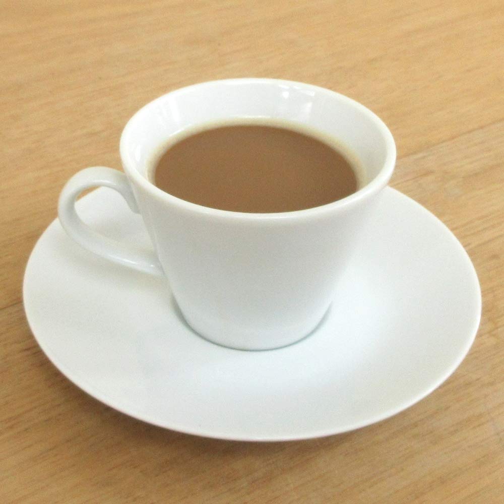 White coffee cups and saucers, set of 5, hotel-grade, commercial use, made in Japan