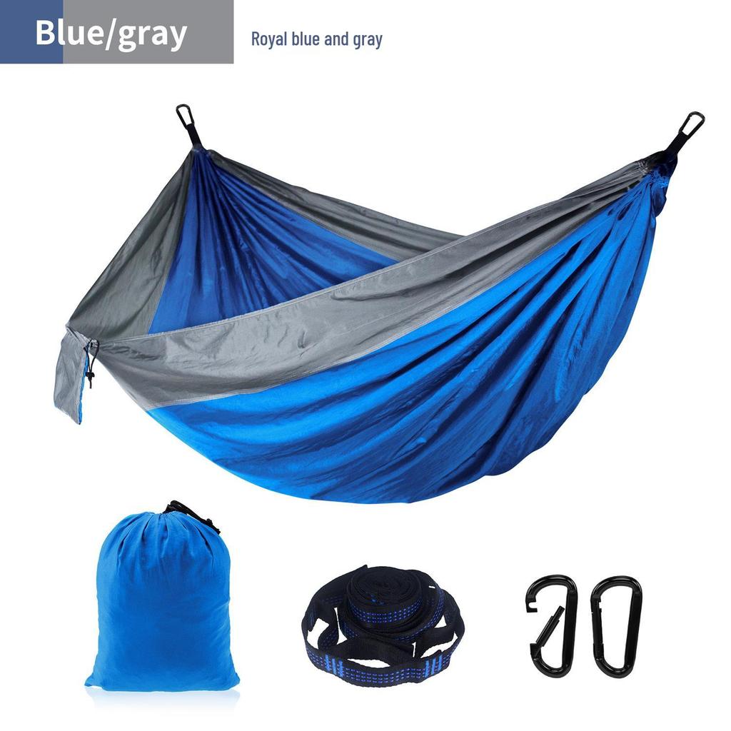 Adjustable Straps Nylon Hammock - High-End Single/Double Outdoor Use