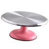 10 Inch Revolving Cake Decorating Stand Professional Aluminum Alloy Cake Turntable for Home Cake Decorating Supplies