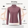 2025 Autumn/Winter Women's Long Sleeve Polo Shirt - Soft, Skin-Friendly, Moisture-Wicking, Heat-Retaining, and Warm-Locking Design