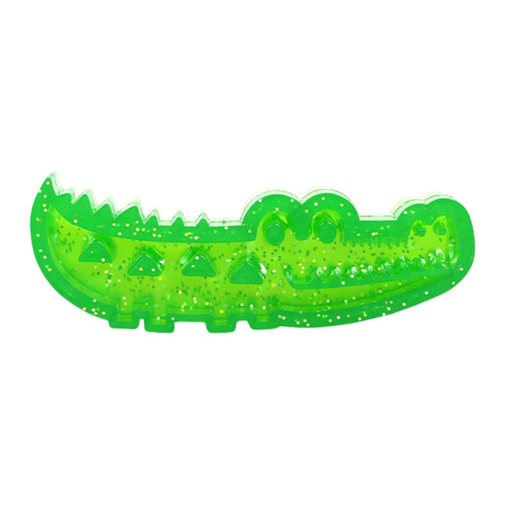 Slow-Feed Chew & Fetch Crocodile Dog Toy Cute Chew Toys Interactive Dog Puzzle Toy for All Breed Sizes Dog