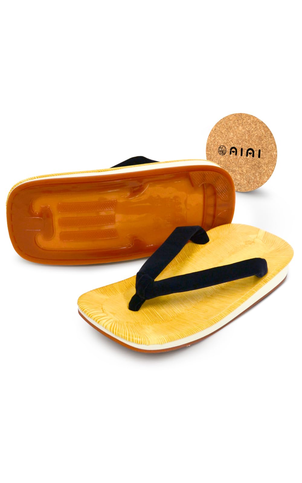 

[Ai-Ai] Setta Sandals, American Sole, Black Straps, Tatami, Men s, Made in Japan, Size LL (26.5 cm)