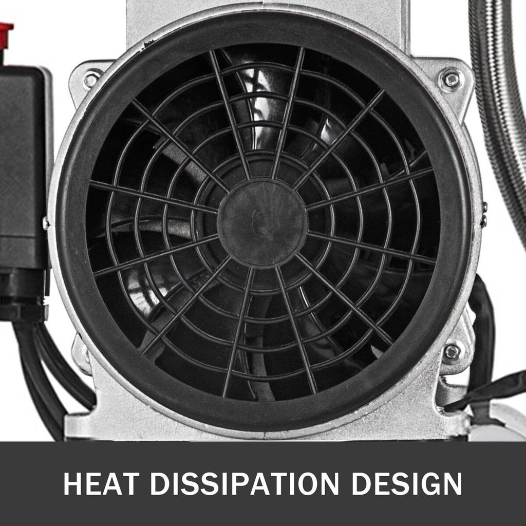Vertical Air Compressor 6.6 Gallon Ultra Quiet Oil-free Air Compressor 30L Tank Silent Air Compressor 850W Oil free Compressor Low noise