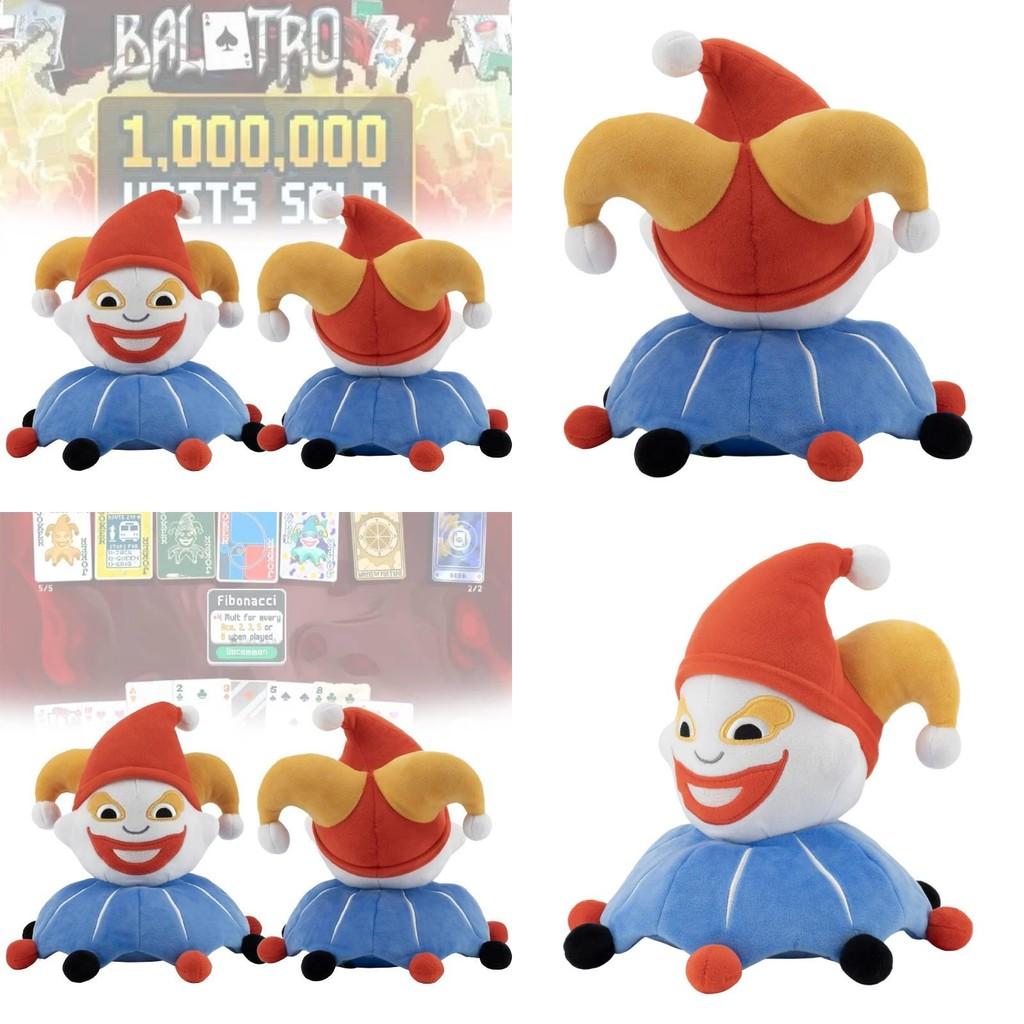 Charming Balatro Jimbo Plush Premium Blue Clown Plush Doll For Cozy Comfort