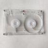 Color Transparent Tape Case Plastic Audio Magnetic Audio Recording Cassette Tape Shell Empty Reel To Reel Cassette(No Tape)