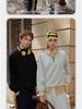 320g Stand Collar Half-Zip Unisex Hoodie - Trendy Loose Fit American Style