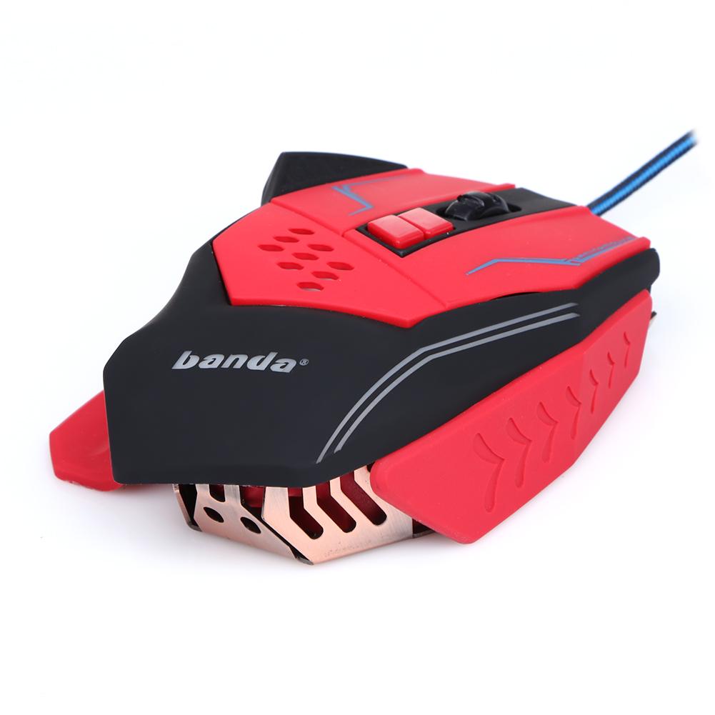 Buy Professional 3200DPI LED Optical Wired Gaming Mouse for Pro Gamer ...