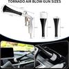 Portable Car Tornado Detailing Gun Lightweight High Power Air Blow Gun For Automobile Interior Gap Dust Removal Cleaning