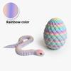 Printed Snake Egg, Python Egg, Viper Snake Set with Movable Joints and Luminous Night Light Decorative Toy Handicraft.