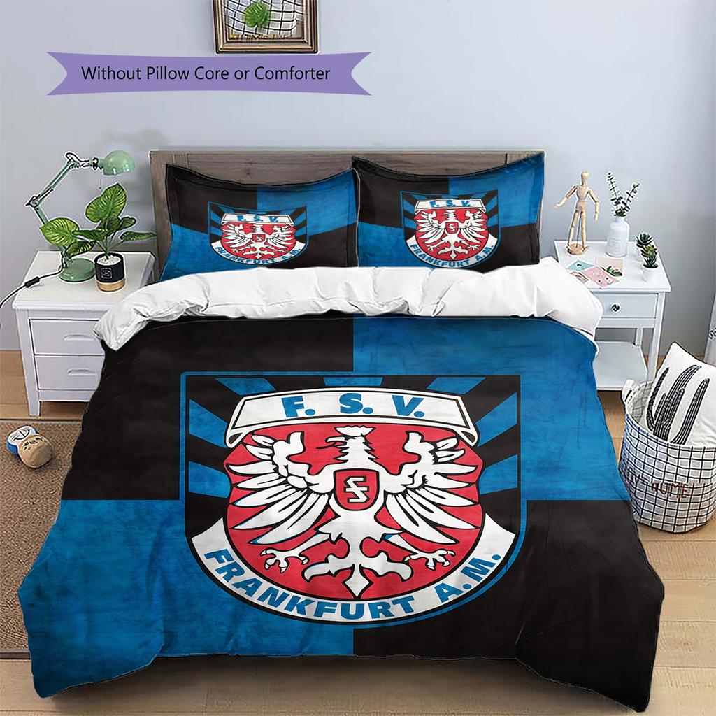 FSV Frankfurt Pattern Bedding Quilt Set  Home Decoration  Gift (1 * Duvet Cover + 2 * Pillowcase  Without Core).xwn