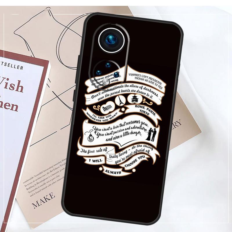 

Чехол-Арт с цитатами из Дневников вампира Для Honor Magic 8 7 6 5 Pro 200 400 Lite 50 70 90 X9a X9b X9c X9d X8b X8c Win RT Обложка Honor 50 Lite