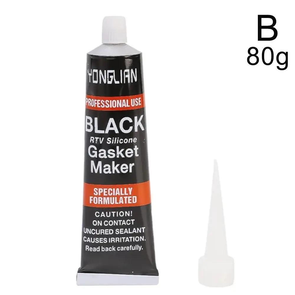RTV Silicone Instant Gasket Maker Black Hi Temperature Sealant Resistant Sealer Engine Gasket Oil Black Sealants Liquid I2G5