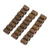 24 Piezas Cuentas para Cabello y Barba Vintage Agujero Grande Cuentas Tubo Dreadlocks para Hombres Mujeres Decoración para el Cabello 10 X 13 mm