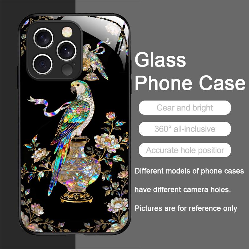 

Стильний протиударний чохол для телефону з текстурою дракона, леопарда та мармуру для iPhone 17 16 Pro Max 15 14 Plus 13 12 Mini 11 XS Жорсткі чохли iPhone 15 Pro Max