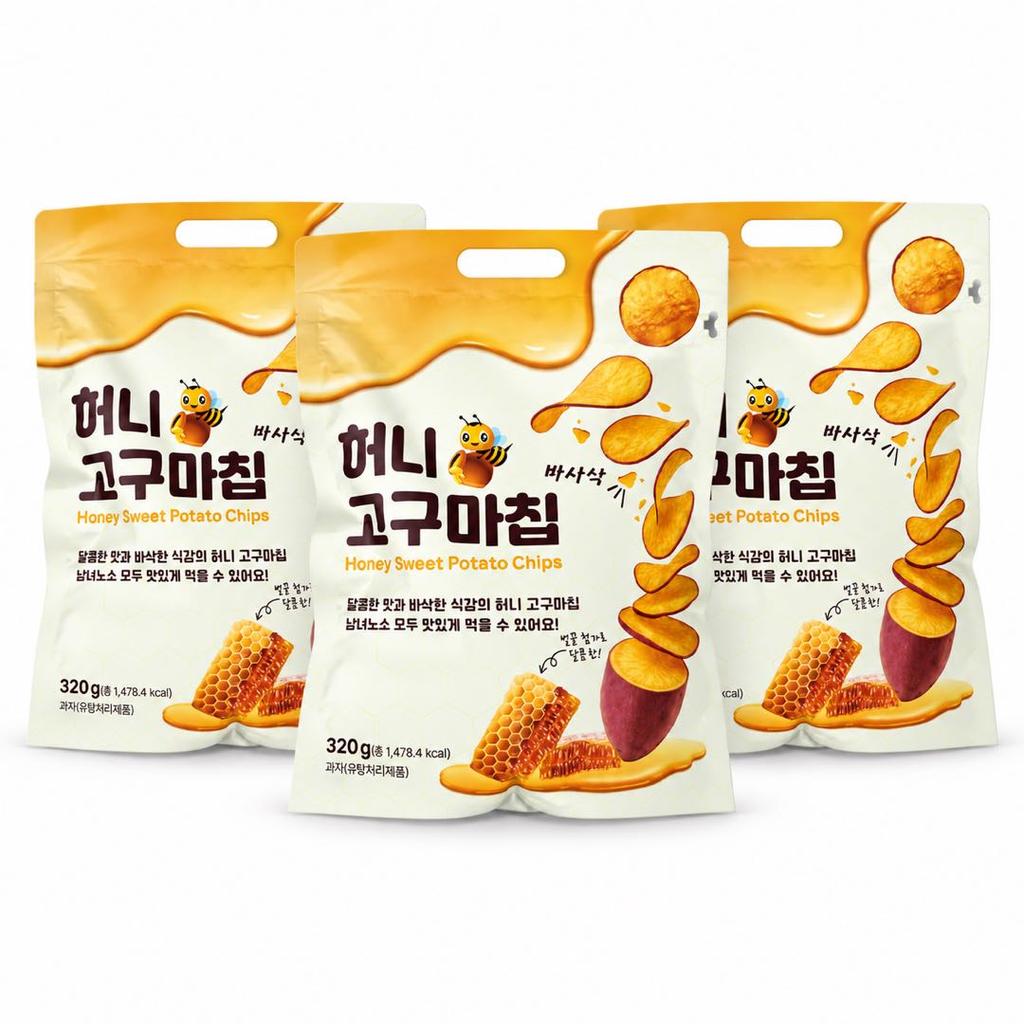 Juyouhan Honey Sweet Potato Chips 320g