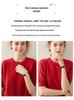 2025 Women's Early Autumn Cashmere Knit Short Sleeve Pullover - Versatile, Stylish Solid Color Sweater