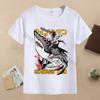 New Chainsaw Man Children T-shirts Anime Character Printed T-shirt Kids Casuals Sports Short Sleeves Tops Baby Boys Clothing