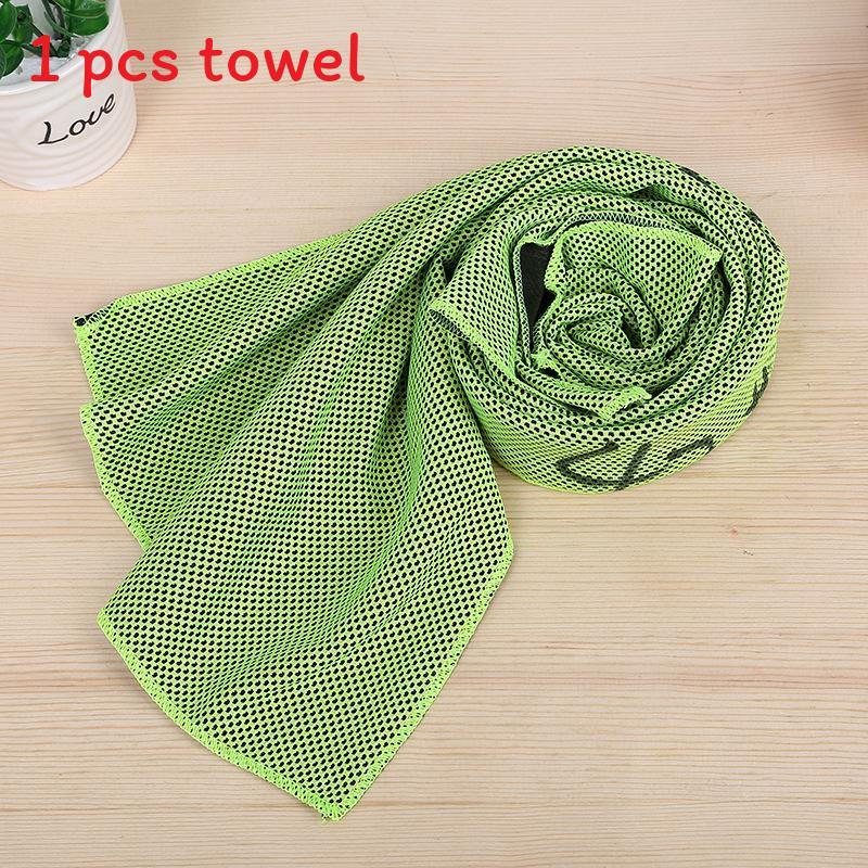 Outdoor Cooling Towel Polyester Fast Dry Ice Cold Sports Towel For Yoga Fitness