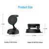 15W Magnetic Wireless Car Charger & Foldable Phone Holder with Suction Cup for Apple Devices