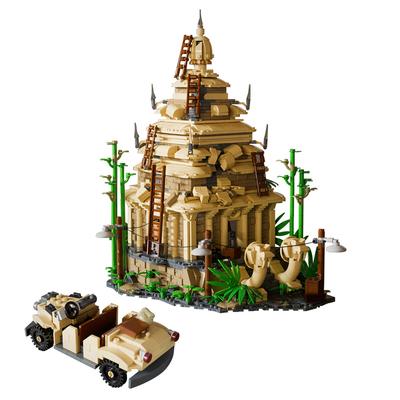 Gobricks MOC Indiana Jones Aventură Templul Ochiului Interzis Cărămizi Transport Trupe Vehicul de Plimbare Blocuri de Construcție Cadou